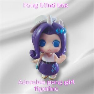 Purple Pony Girl Figurine From Blind Box